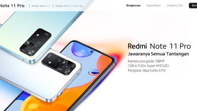 Review Xiaomi Redmi Note 11 Pro, Spesifikasi Harga, Fitur Kamera 108MP, Layar Super AMOLED