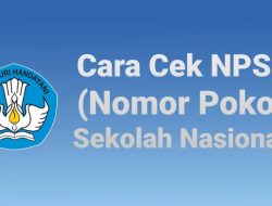 SANGAT MUDAH!!!, Ini Cara Cek NPSN Sekolah Asal Untuk Pendaftaran PPDB