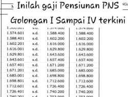 Daftar Pangkat dan Besaran Gaji Pensiunan PNS yang Akan Naik di Masa Depan