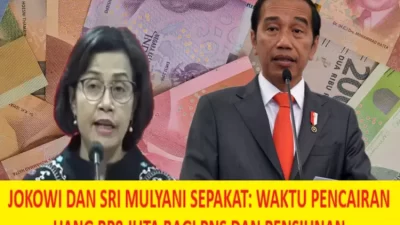 Jokowi dan Sri Mulyani Setuju: Pencairan Uang Rp8 Juta untuk PNS dan Pensiunan, Terima Kasih Bapak dan Ibu!