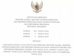 Tiga Menteri Setujui Cuti Bersama Selama 3 Hari: Berita Terbaru dan Terkini