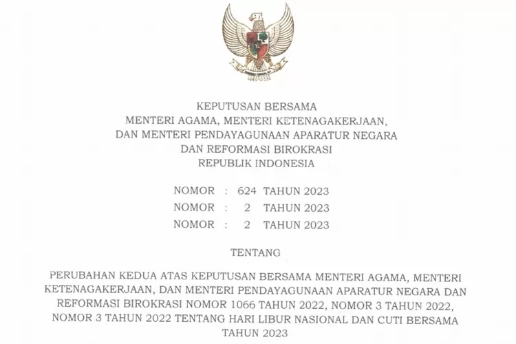 Tiga Menteri Setujui Cuti Bersama Selama 3 Hari: Berita Terbaru dan Terkini