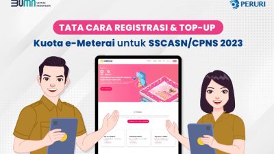 Panduan Cara Beli E-Meterai, Cara Pasangnya untuk Pendaftaran CPNS dan PPPK 2023