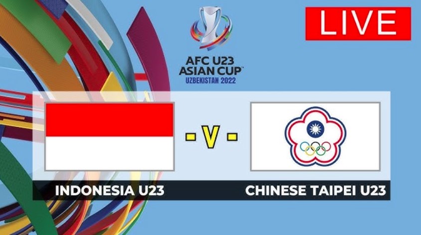 Jadwal Link Live Streaming Dan Cara Nonton Indonesia Vs Taiwan China