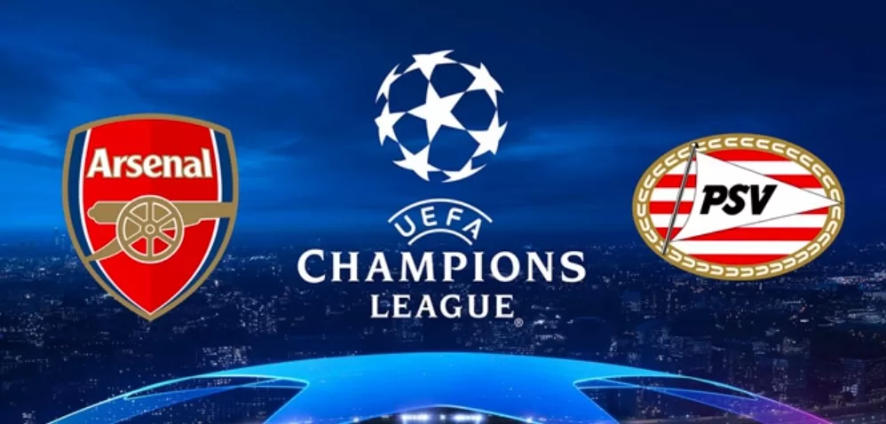 Skor Hasil Liga Champions Tadi Malam, Arsenal vs PSV Eindhoven Imbang 1-1