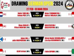 Jadwal Lengkap German Open 2024, 4 Wakil Indonesia Siap Bertarung