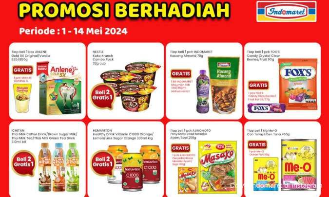 Promo JSM Indomaret Hari Ini 29 September 2024: Cimory Yoghurt Beli 2 Gratis 1, Diskon untuk Ponds hingga Mamy Poko