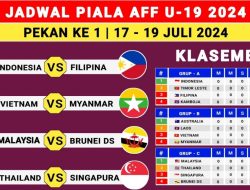 Jadwal Lengkap Timnas Indonesia di Penyisihan Grup Piala AFF U-19 2024