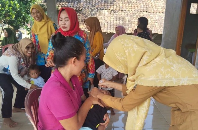 Pekan Imunisasi Nasional Targetkan Vaksinasi Polio 157.210 Anak di Lampung Selatan