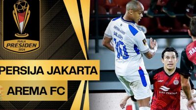 Persija Bangkit, Tahan Imbang Arema 2-2 di Piala Presiden 2024