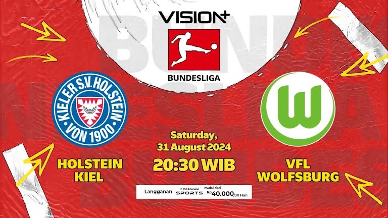 Prediksi Holstein Kiel vs Wolfsburg, Jadwal Bundesliga Jerman 31 Agustus 2024