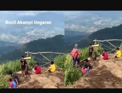 Viral Video Bocil Akamsi Nekat Naik Gunung Ungaran Tanpa Perlengkapan