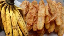 Resep Cara Membuat Pisang Goreng Tanduk Byar Gurih, Crispy