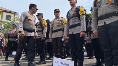 Polresta Bandarlampung Siap Amankan 1.433 TPS dengan 502 Personel