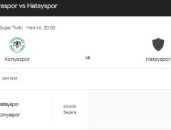 Prediksi Konyaspor vs Hatayspor, Jadwal Liga Turki Super Lig 24 November 2024