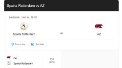 Prediksi Sparta vs AZ Alkmaar, Jadwal Eredivisie Liga Belanda 24 November 2024