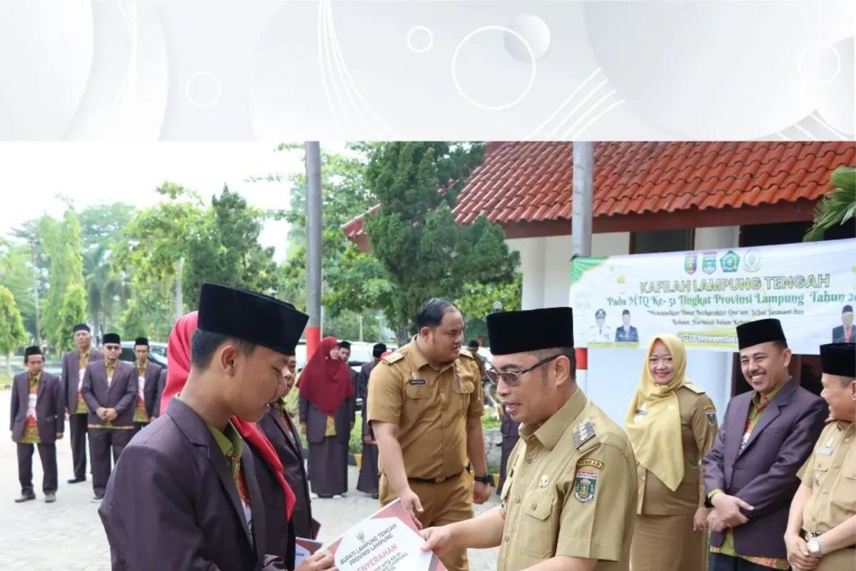 Pj Bupati Lampung Tengah Memimpin Kafilah MTQ: Sebuah Perjalanan Keagamaan yang Inspiratif