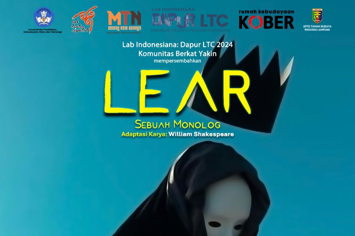 Drama Monolog King Lear: Tonton Pertunjukan Epik ini di Taman Budaya Lampung