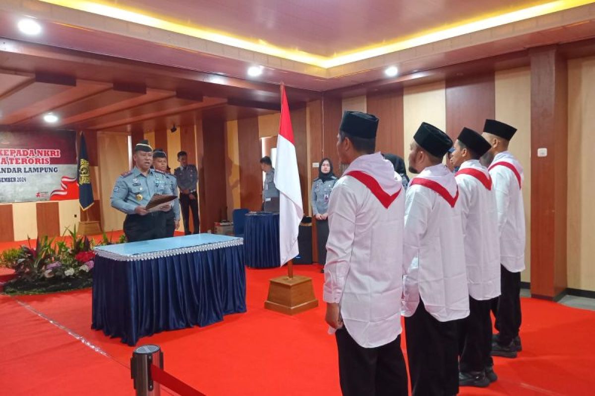 4 Napi Teroris Bersumpah Setia pada NKRI di Lapas Rajabasa: Kisah Menyentuh