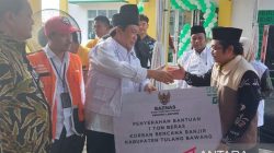 Baznas Salurkan Bantuan Darurat Beras untuk Korban Banjir di Tulangbawang