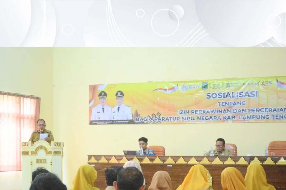 Sosialisasi Izin Nikah dan Cerai oleh Pemkab Lampung Tengah: Pentingnya Memahami Prosedur