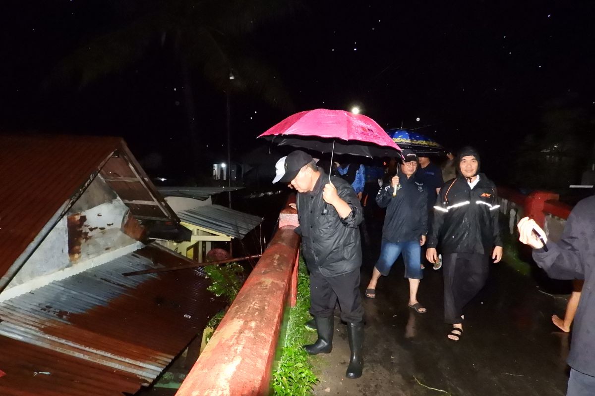 Dampak Banjir Akibat Hujan Lebat di Dua Kecamatan Bandarlampung