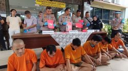 6 Pelaku Narkoba Ditangkap Polresta Bandarlampung dalam Seminggu