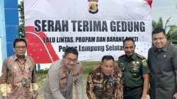 Polres Lampung Selatan Dapat Hibahan Tiga Gedung Fasilitas dari Pemkab