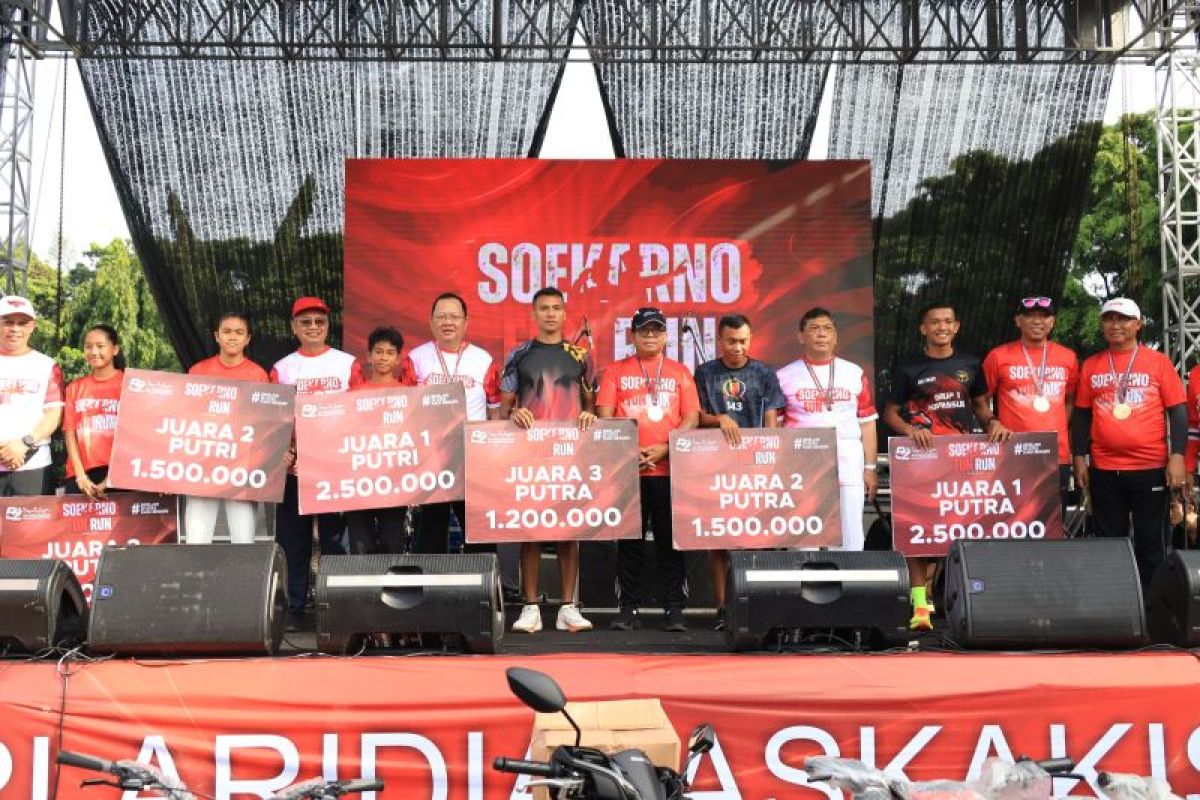 Generasi Muda Lampung Bergairah di Soekarno Fun Run!