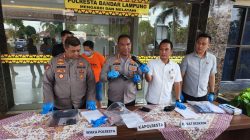 Polresta Bandarlampung Berhasil Menggagalkan Peredaran Sabu-sabu 2,4 kg