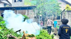 Pencegahan DBD di Lampung Selatan: Polisi dan Puskesmas Bersatu Lakukan Fogging