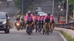 Ratusan Peserta Bersepeda di Tour of Kemala 2025 Dilepas oleh Kapolda Lampung