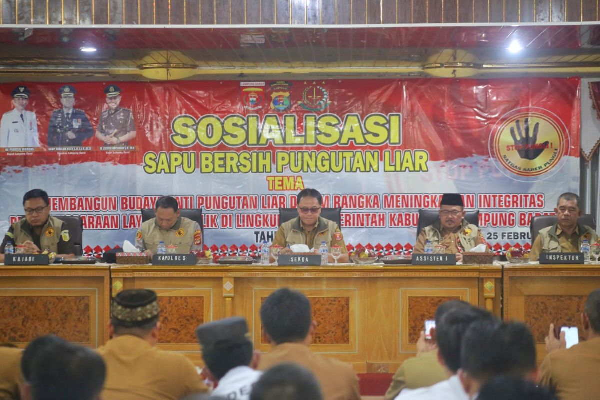 Sosialisasi Saber: Langkah Pemkab Lampung Barat dalam Mencegah Praktik Pungli