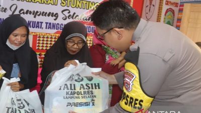 Berkah Aksi Polres Lampung Selatan: Mencegah Stunting Melalui Bhakti Sosial