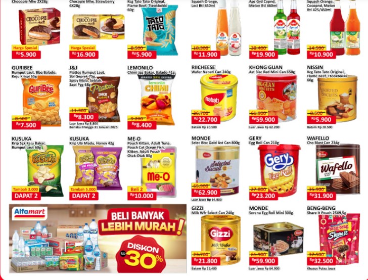 Katalog Promo Gantung Alfamart 2 februari 2025