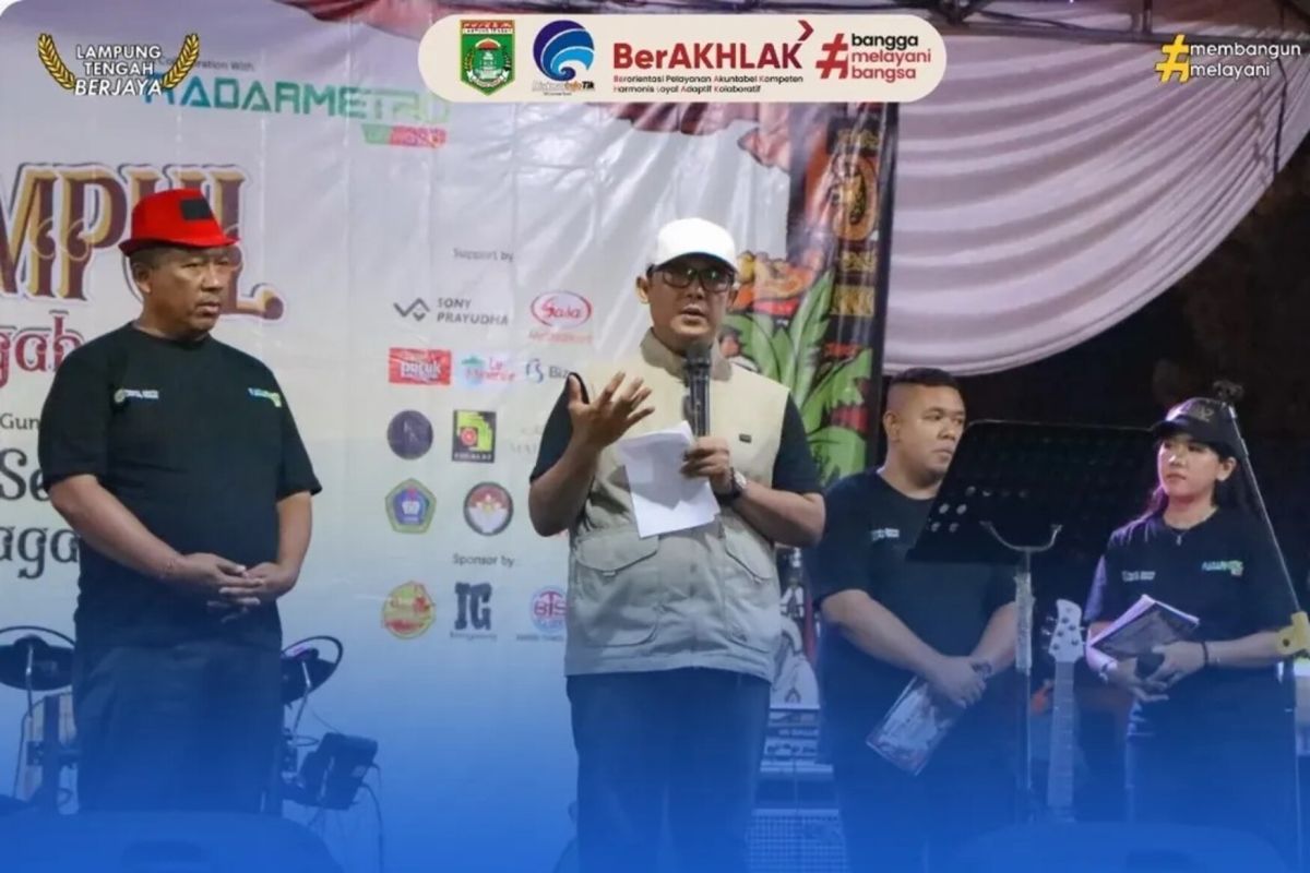 Festival Kuliner Tugu Kopiah Emas Dibuka oleh Wakil Bupati Lampung Tengah