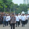 Gaya Mirza-Jihan Memukau di Gladi Kotor Pelantikan Monas