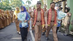 Wali Kota Metro Minta ASN Berikan Pelayanan Terbaik di Hari Pertama Kerja