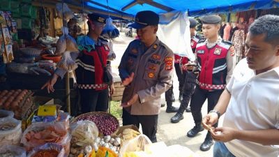 Antisipasi Kebutuhan Pokok: Polres Pesisir Barat Monitor Persediaan Sembako