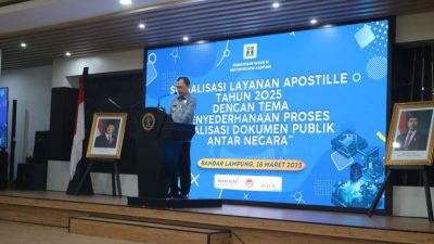 Rahasia Layanan Apostille: Simak Sosialisasi Kanwil Kemenkum Lampung!