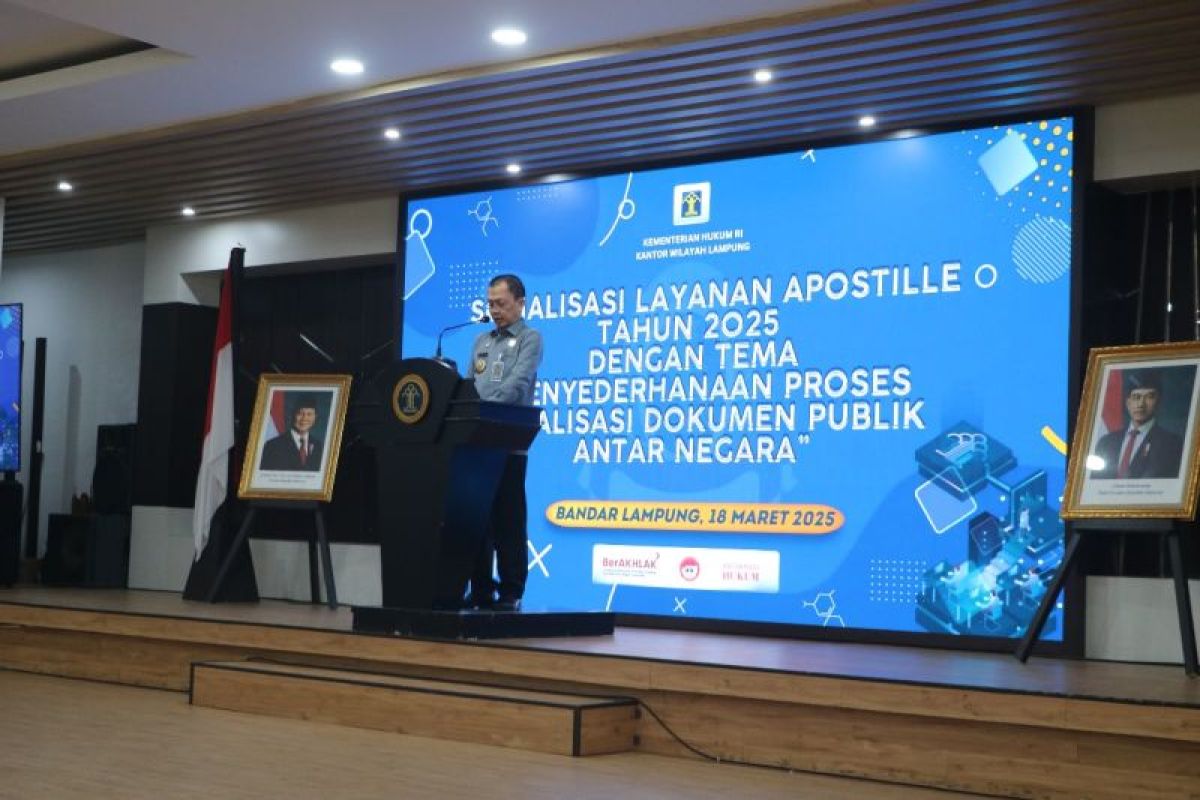 Rahasia Layanan Apostille: Simak Sosialisasi Kanwil Kemenkum Lampung!